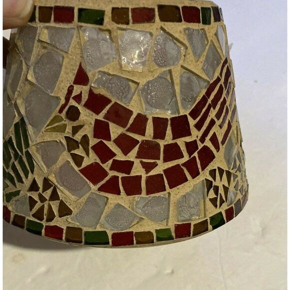 Home Interiors Mosaic Candle Shade Topper - Picture 1 of 4